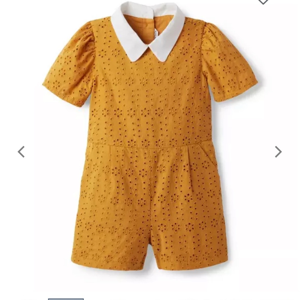 Janie and Jack Eyelet Romper